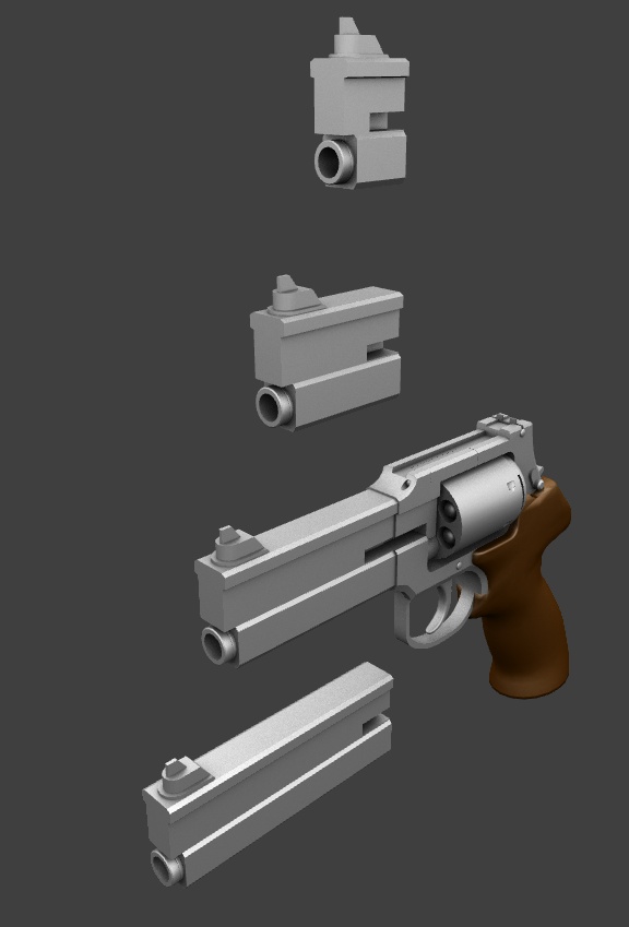 V1.1 FBX マテバ M2006 リボルバー