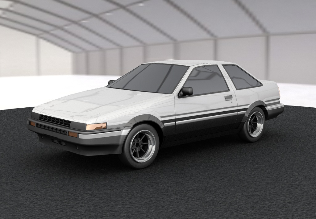 FBX追加 カローラ・AE86・T型L型2ドア