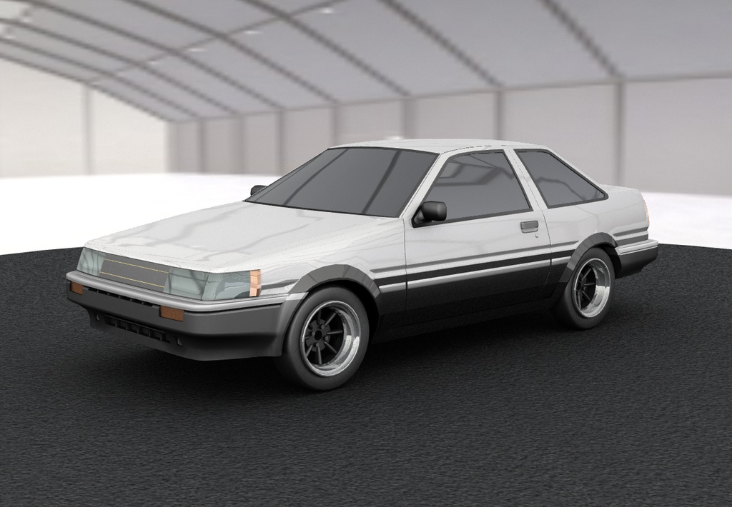 FBX追加 カローラ・AE86・T型L型2ドア