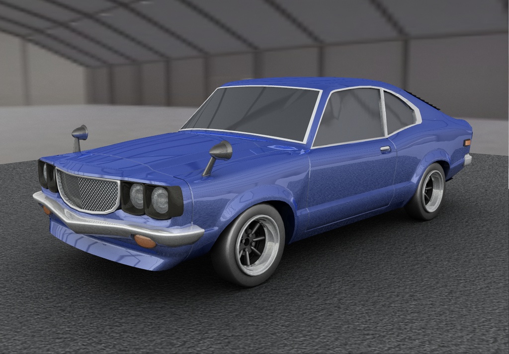 FBX追加 スカイライン 2000GT-R&サバンナ RX-3 ライバルマシン