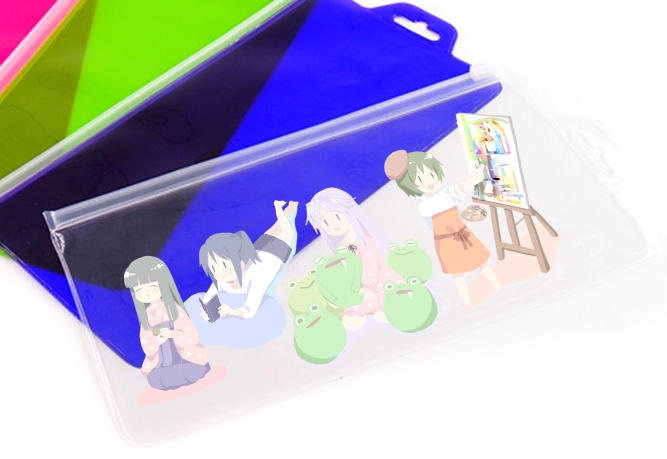 色素薄子さん クリアケース(おでかけ薄子さん/ちびキャラ)