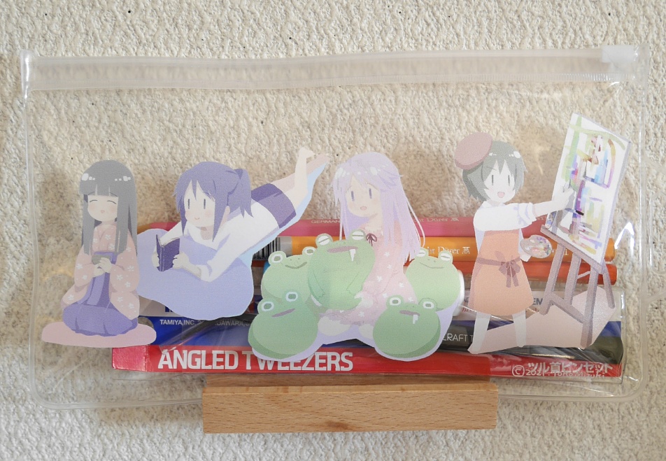 色素薄子さん クリアケース(おでかけ薄子さん/ちびキャラ)