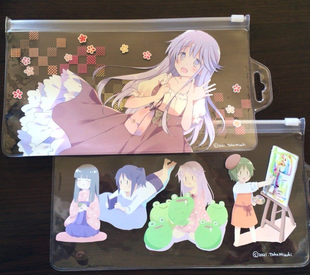 色素薄子さん クリアケース(おでかけ薄子さん/ちびキャラ)