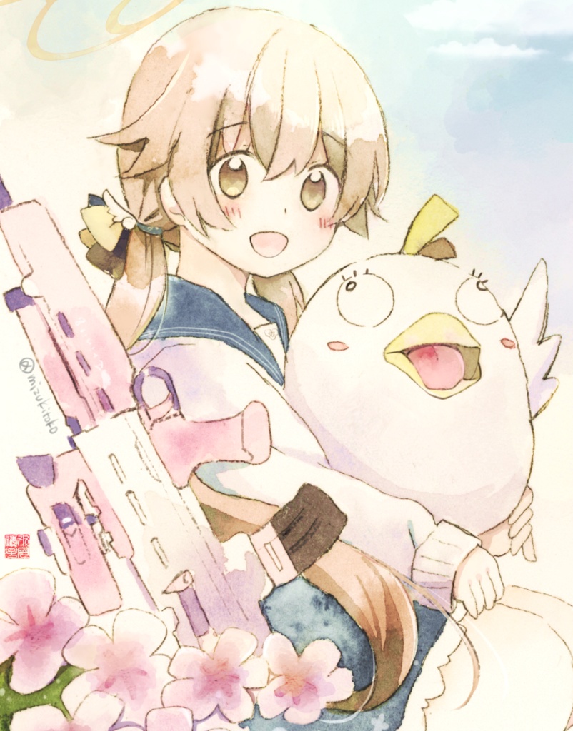 ブルアカ 水彩カードセット(トリニティ)