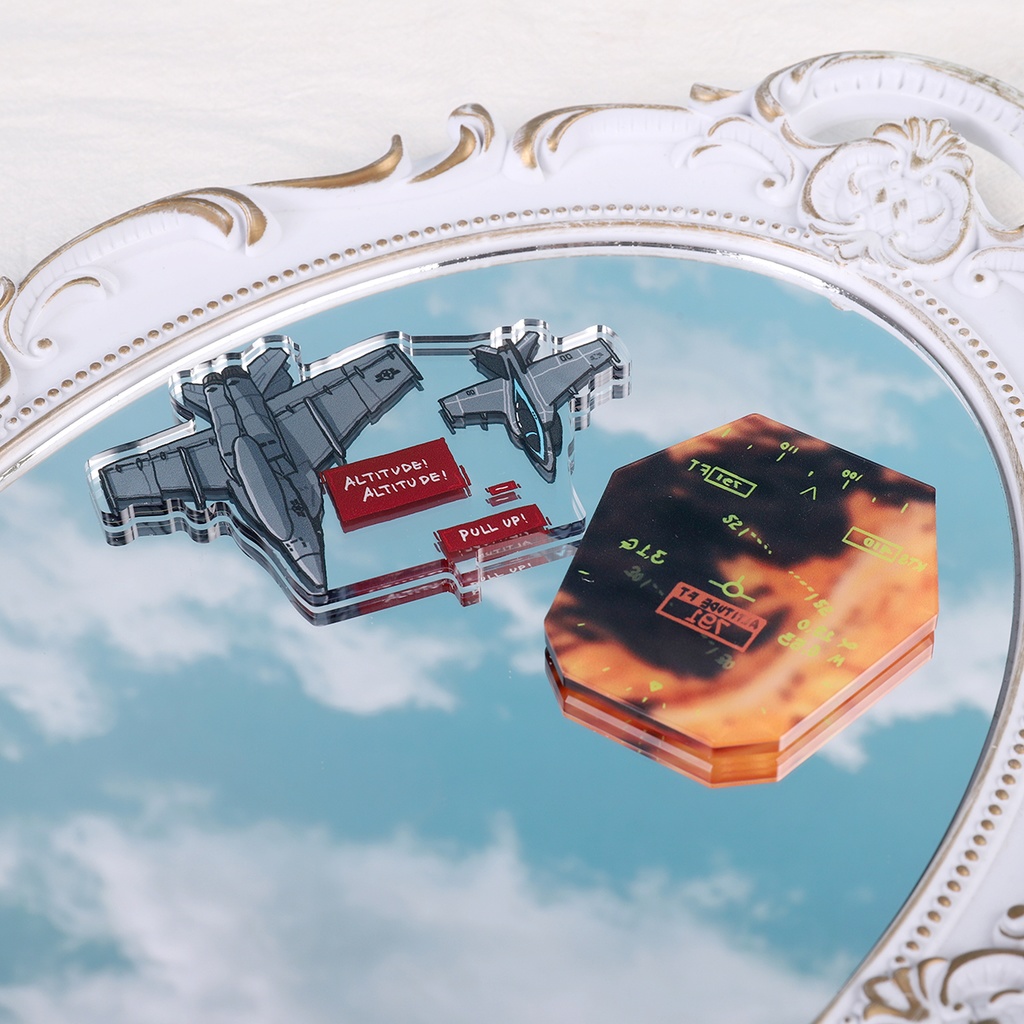 Rooster/Maverick - Rotating Acrylic Standee (+ Extra large rotating piece)