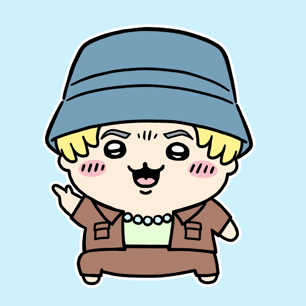 まさかわ アクリルフィギュア(バケットハット)