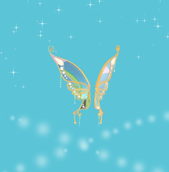 🦋蝶々🦋のアクセサリー【オリジナル3D】「dynamic bone 設定済み」