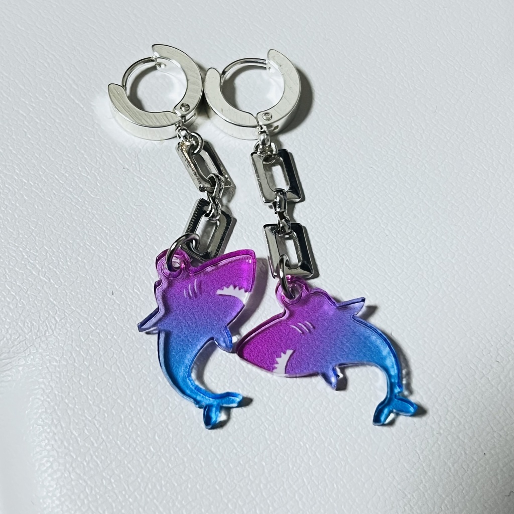 🦈ピアス(3種)