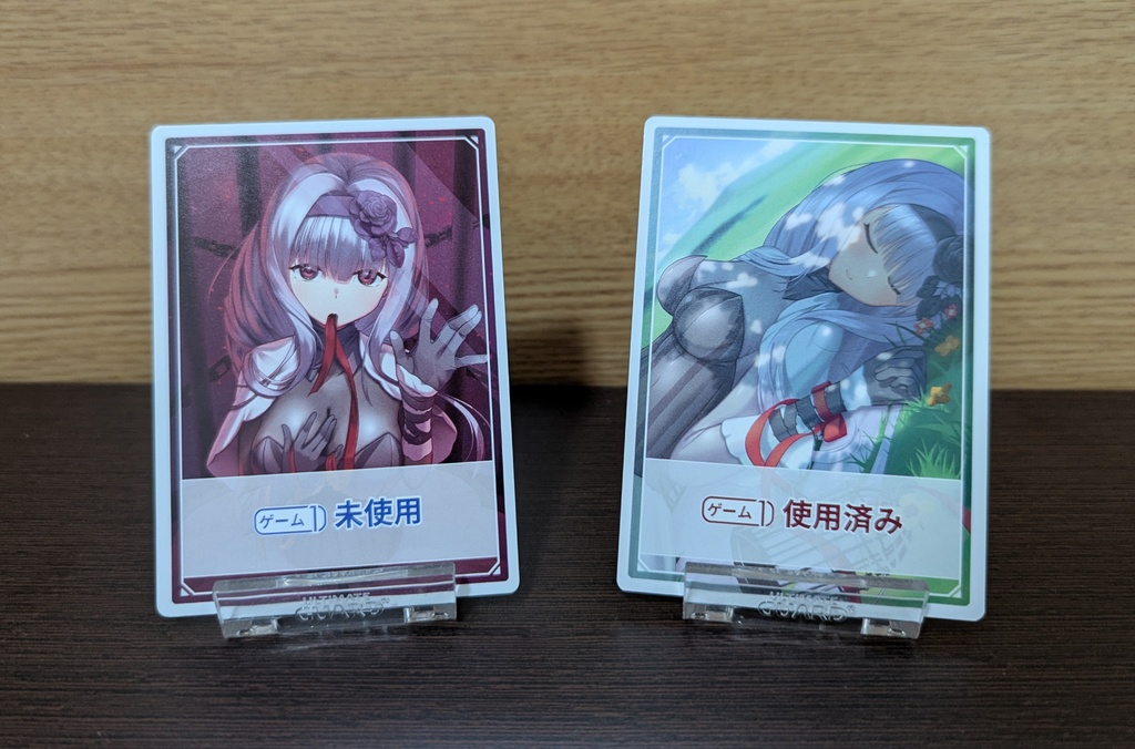 WIXOSS ゲーム1使用済み/未使用 アルフォウマーカー