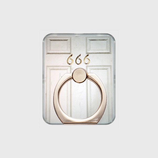 〈受注生産〉666号室(ホワイト)〈スマホリング〉