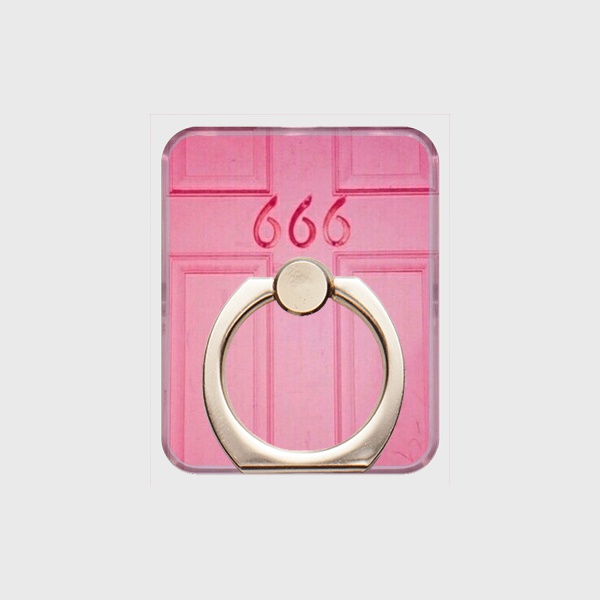 〈受注生産〉666号室(ピンク)〈スマホリング〉