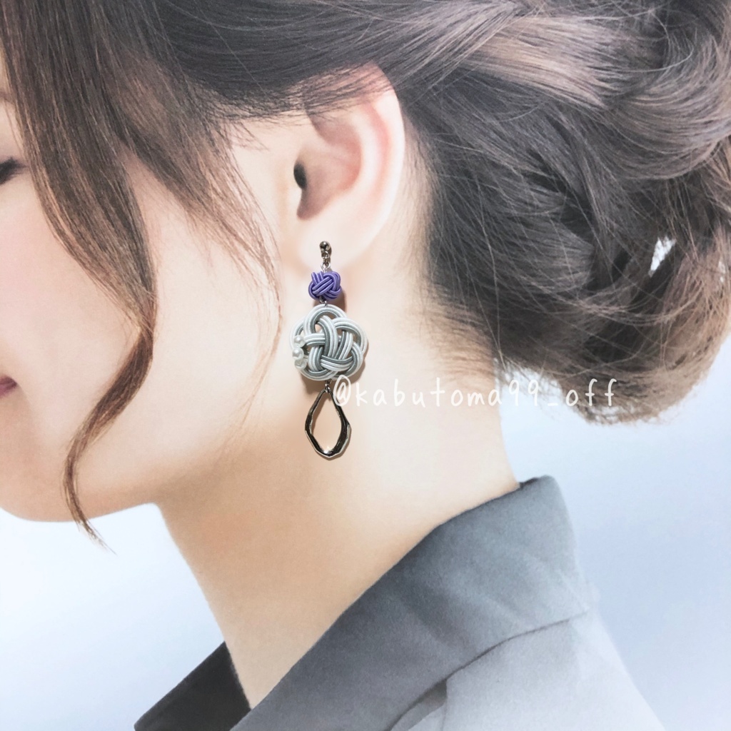 【HQ】メッチャさり気なくユニカラーで推す水引耳飾り(番外:白鳥沢 牡蠣事変)