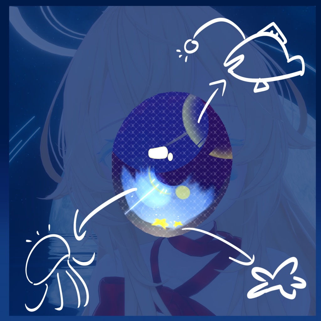 【ソラハ専用】目テクスチャ+化粧+?