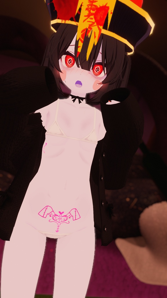 【カリン専用】キョンシーの帽子+キョンシーテクスチャ