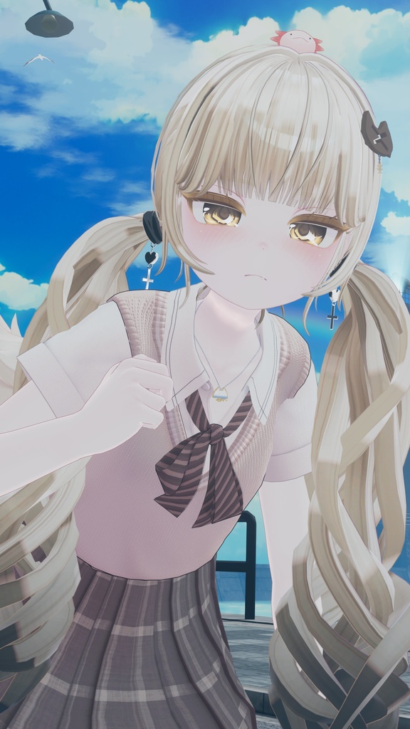 【ライム専用】目テクスチャ+化粧+ネイルテクスチャ