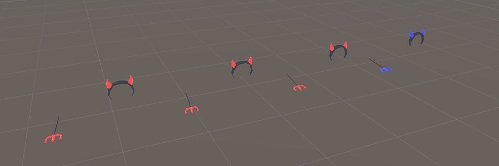 ハロウィーンのおもちゃ(マヌカ用のプレハブがある!)