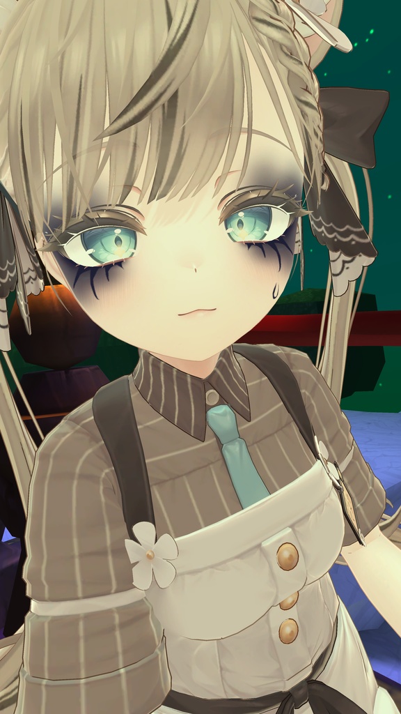 【マヌカ専用】ハロウィーン目テクスチャ+化粧【無料有】