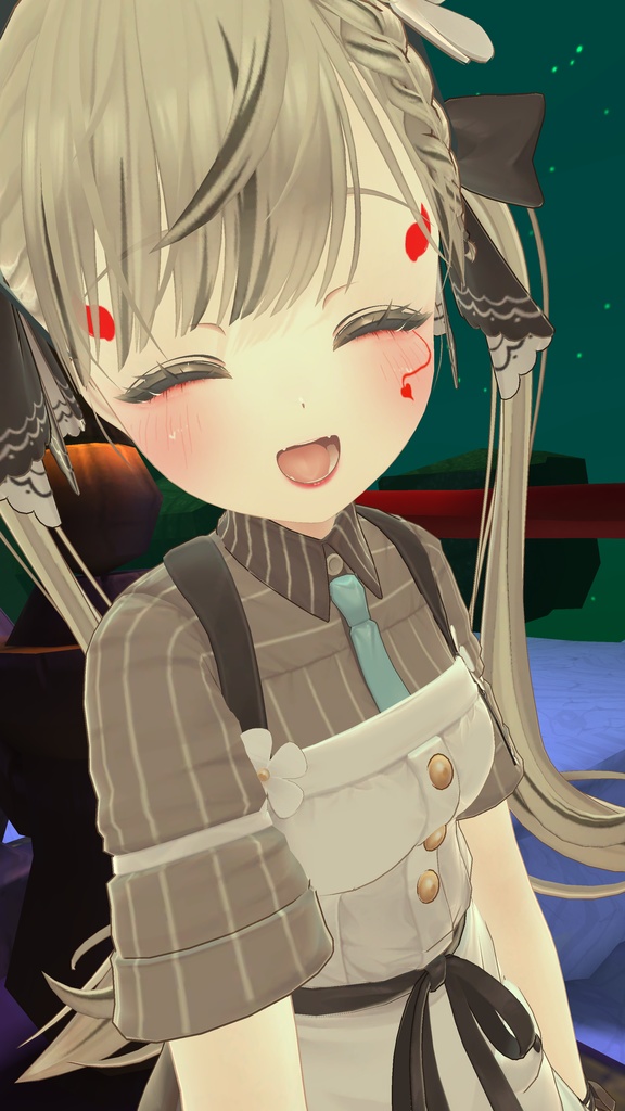 【マヌカ専用】ハロウィーン目テクスチャ+化粧【無料有】