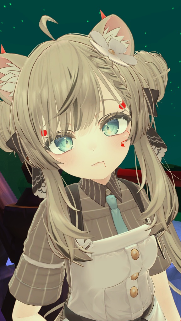 【マヌカ専用】ハロウィーン目テクスチャ+化粧【無料有】