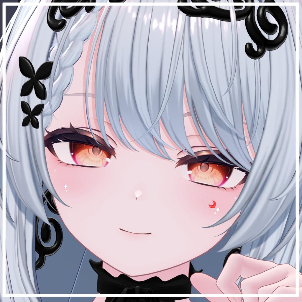 【31アバター対応】星月(Moon&Star)【アバターアクセサリー】