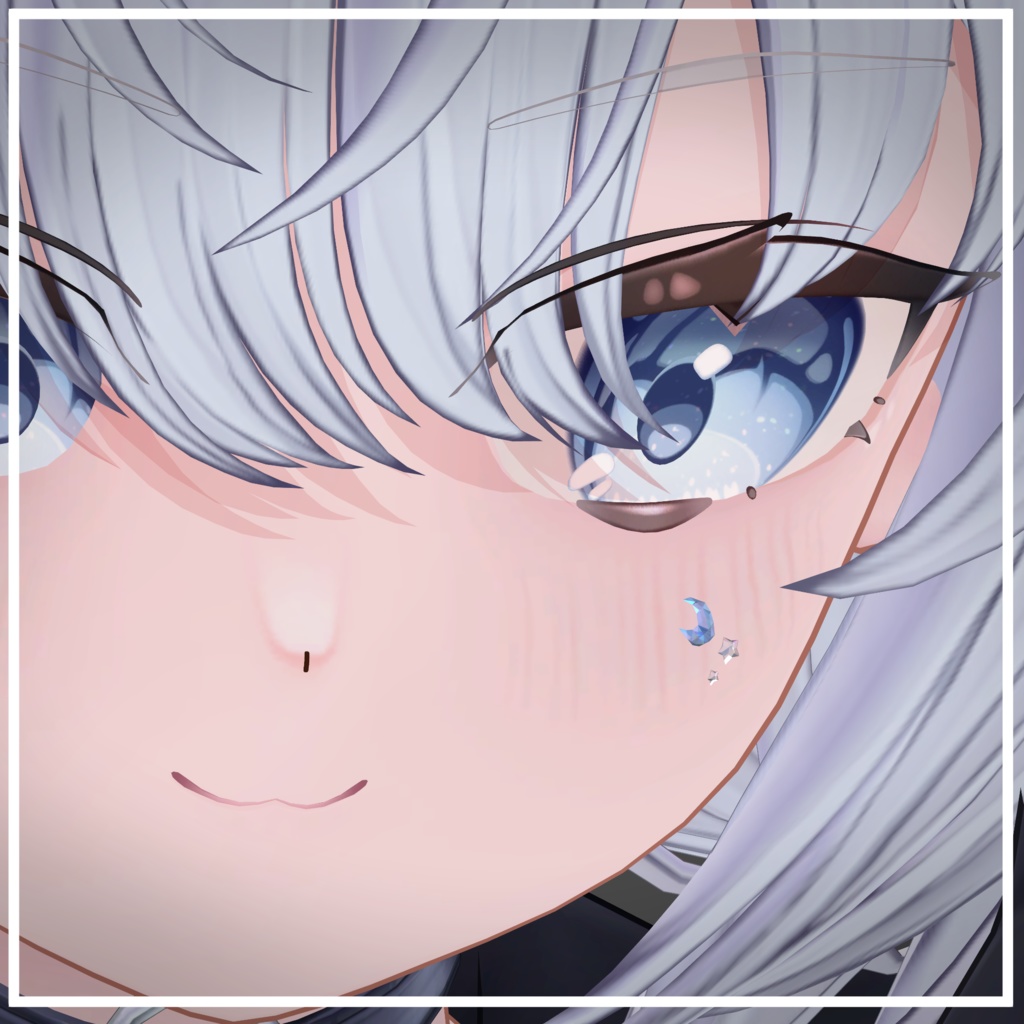【31アバター対応】星月(Moon&Star)【アバターアクセサリー】