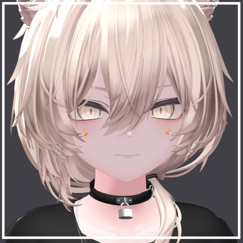 【19アバター対応】星月(Moon&Star)【アバターアクセサリー】