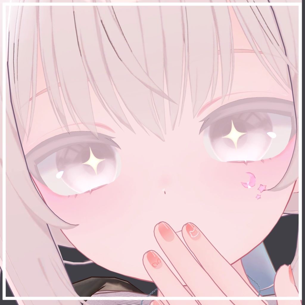 【19アバター対応】星月(Moon&Star)【アバターアクセサリー】