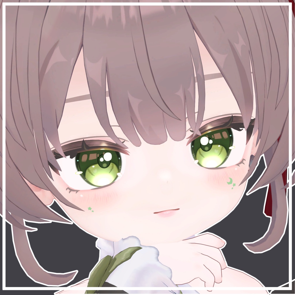 【38アバター対応】星月(Moon&Star)【アバターアクセサリー】