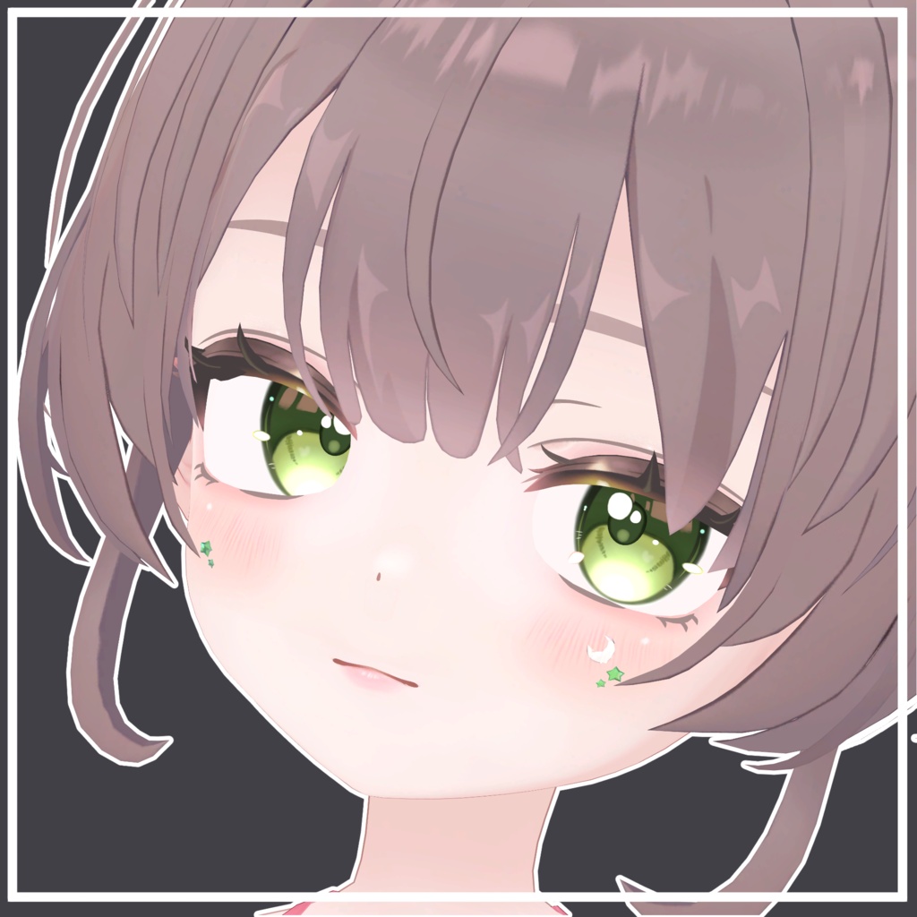 【38アバター対応】星月(Moon&Star)【アバターアクセサリー】