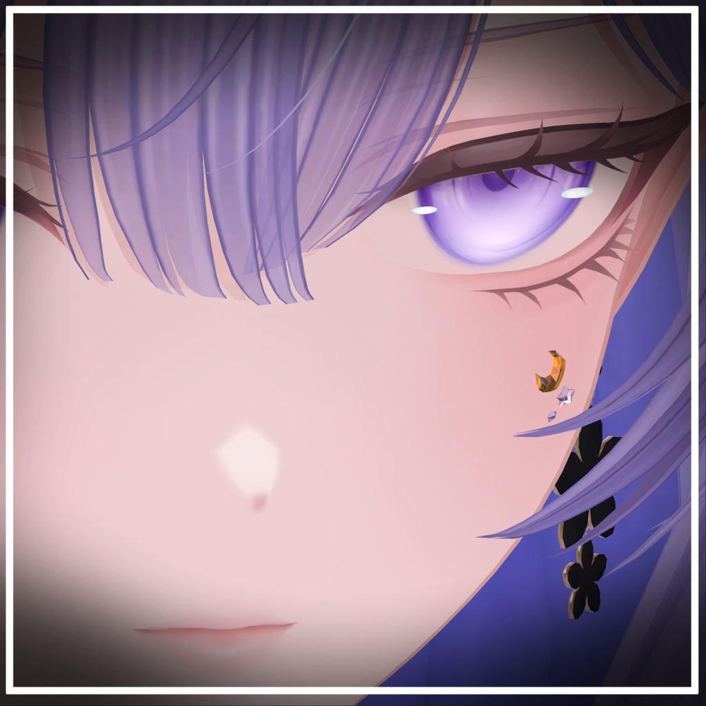 【41アバター対応】星月(Moon&Star)【アバターアクセサリー】