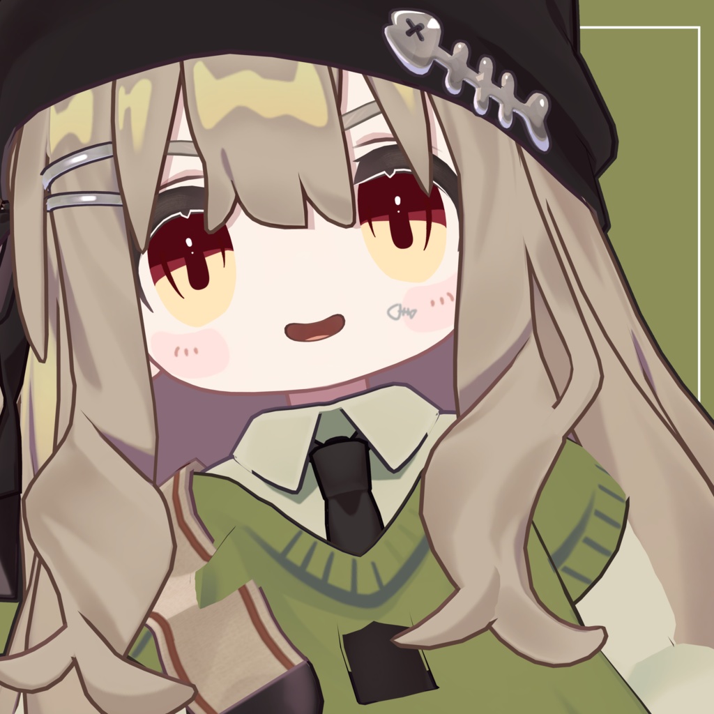 【キプフェル Kipfel -専用】目テクスチャ+化粧+21種類フェイスペイント