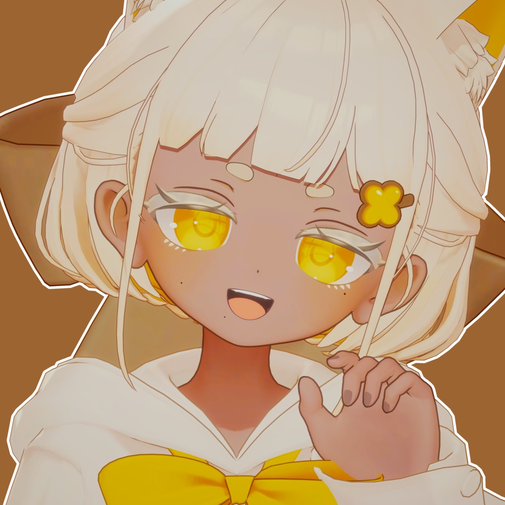 【しらつめ専用】目テクスチャ+化粧+4種類フェイスペイント