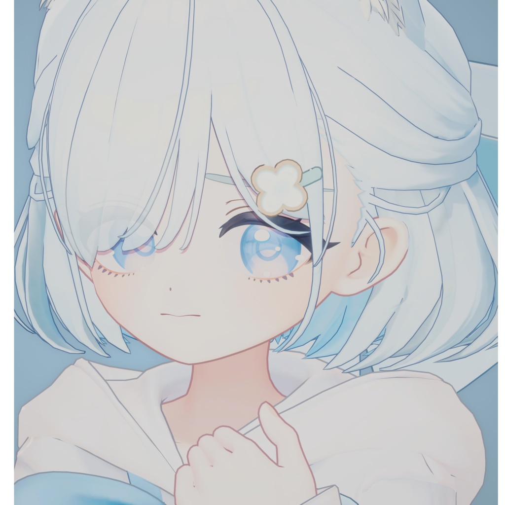 【しらつめ専用】目テクスチャ+化粧+4種類フェイスペイント