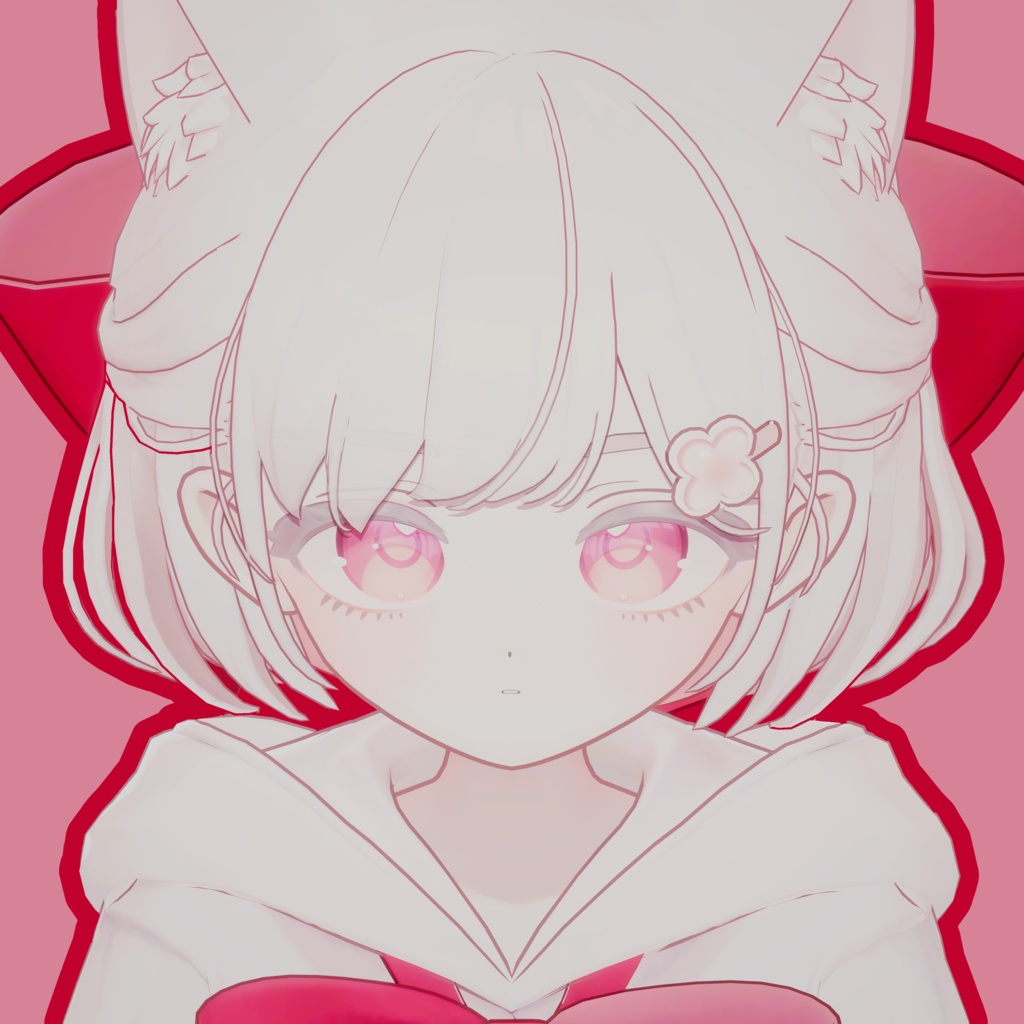 【しらつめ専用】目テクスチャ+化粧+4種類フェイスペイント