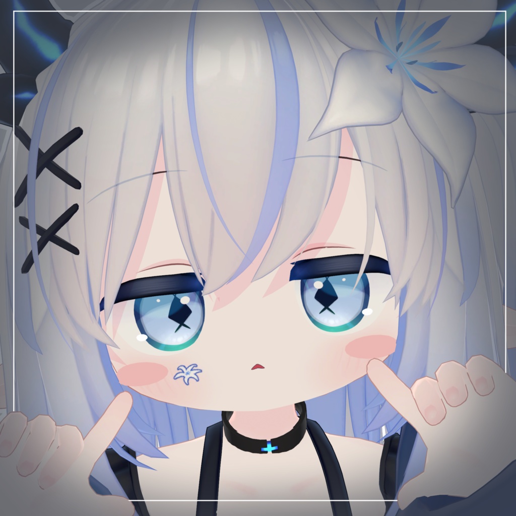 【エルシオン専用 】目テクスチャ+フェイスペイント