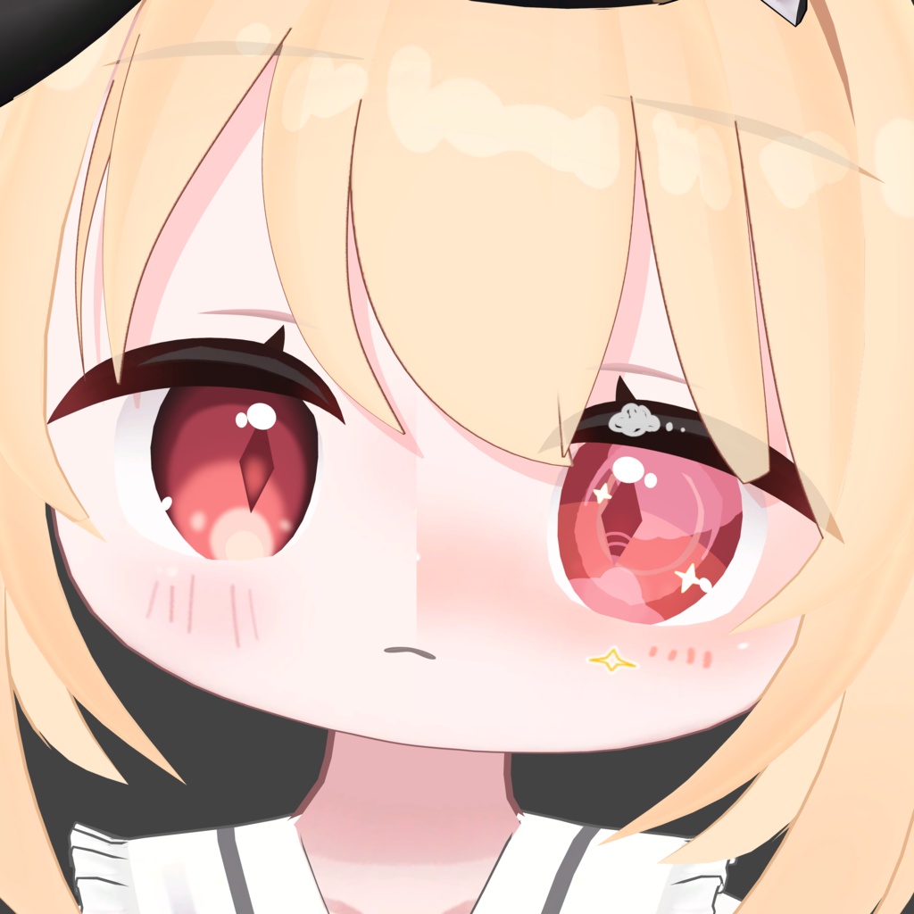 【Miria専用】目テクスチャ+化粧+フェイスペイント