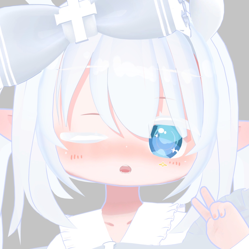 【Miria専用】目テクスチャ+化粧+フェイスペイント