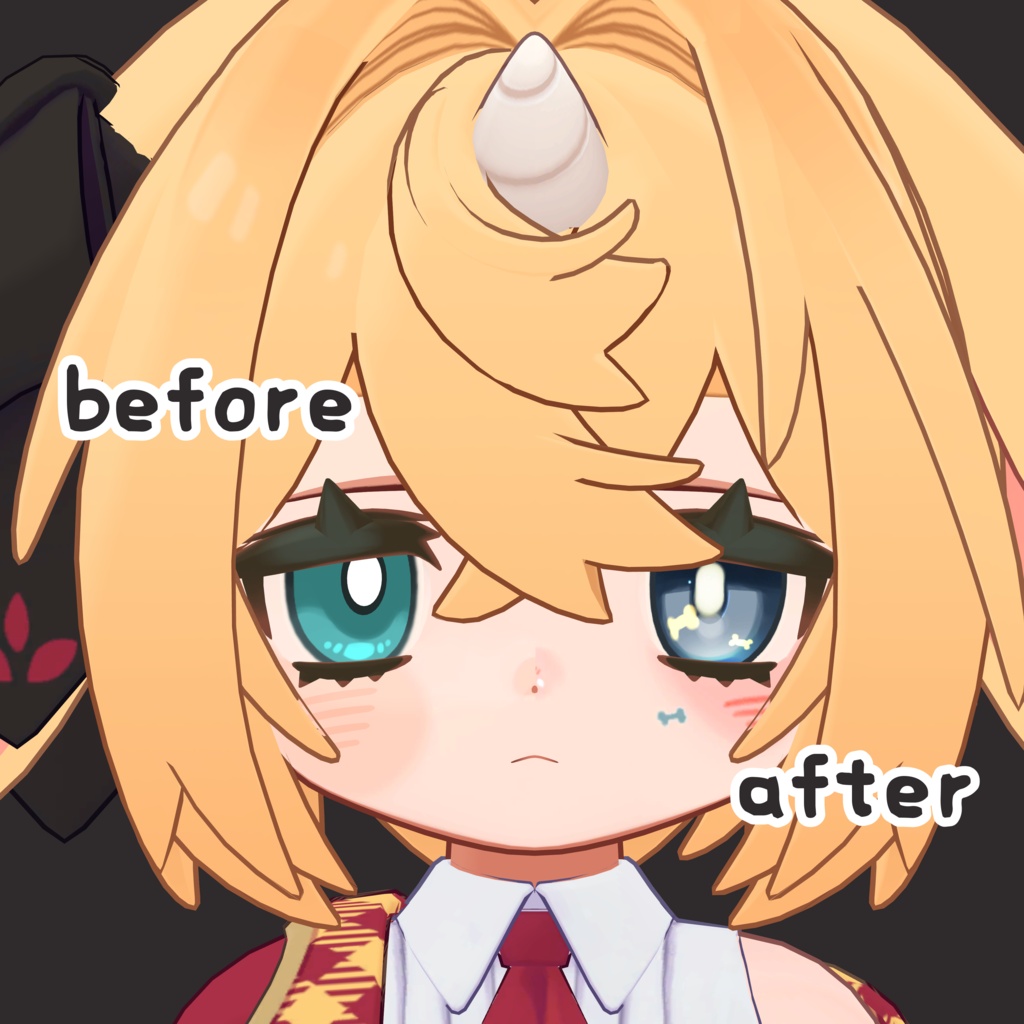 【イスカ専用】目テクスチャ+化粧