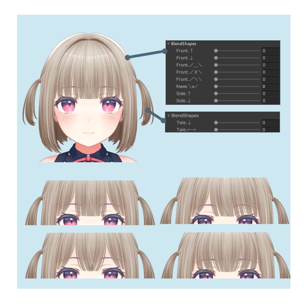 H01 ちょこっと横に結えたりもするストレートボブ