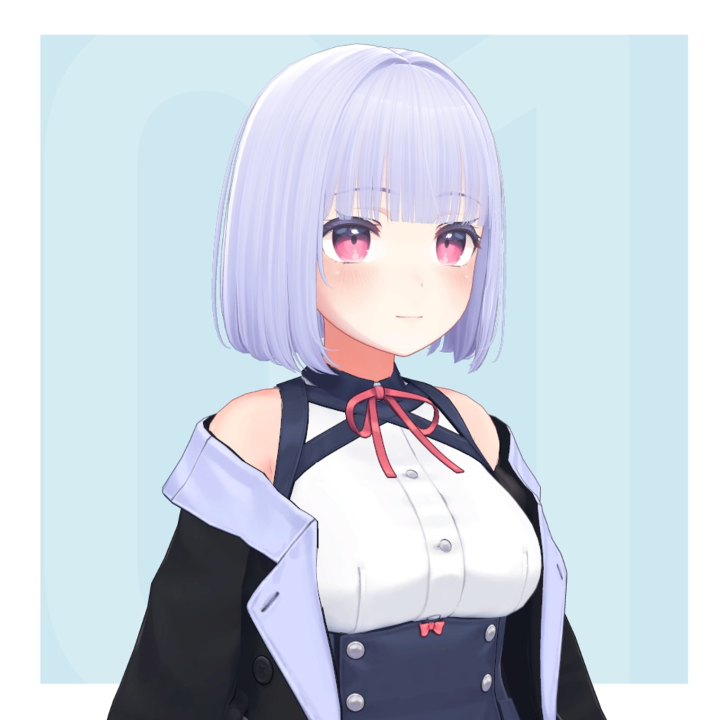 H01 ちょこっと横に結えたりもするストレートボブ