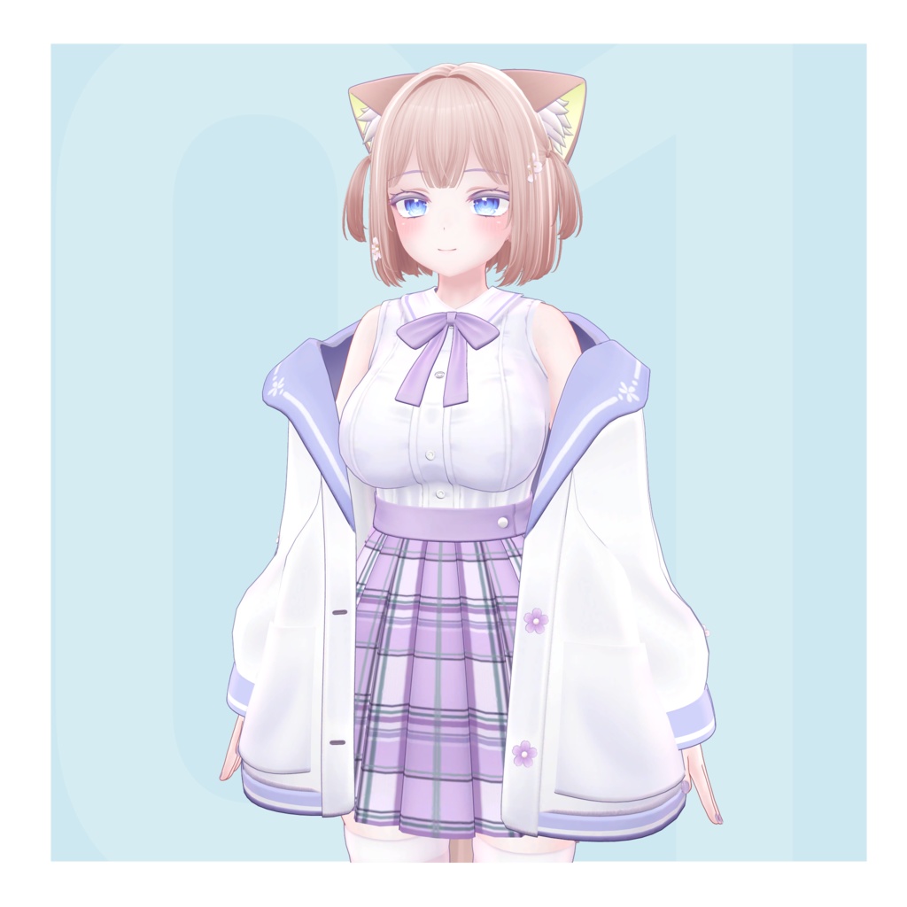 H01 ちょこっと横に結えたりもするストレートボブ