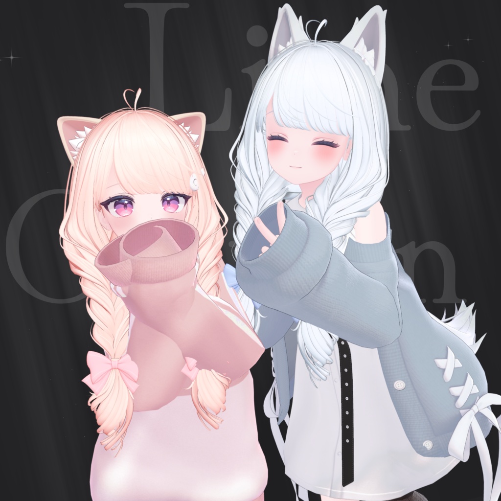 H07 ココロ紡いで揺らめいて 三つ編みおさげヘアー