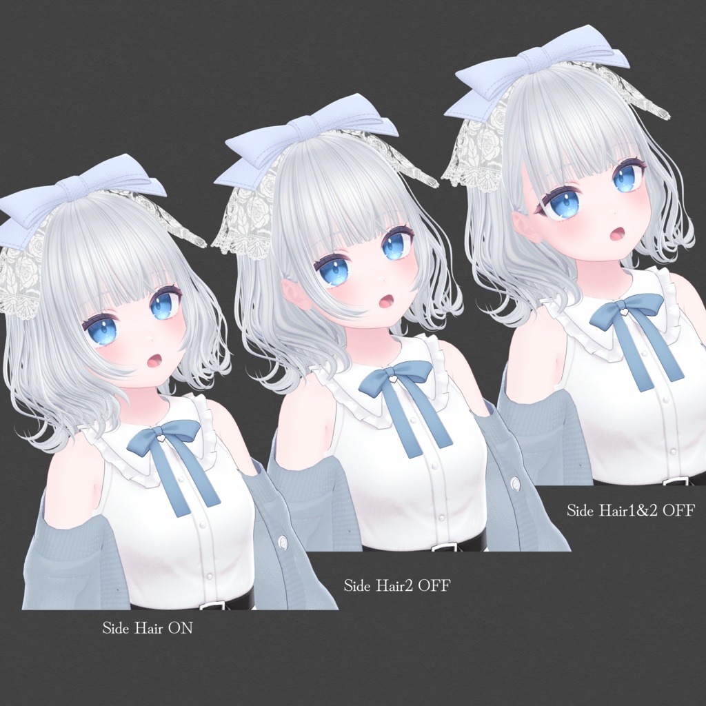 H12 ふんわりぱっつんウェーブヘア