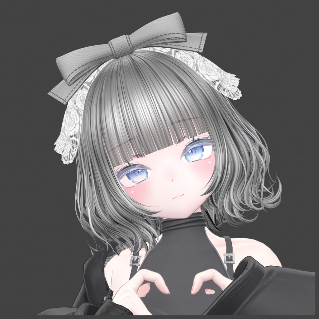 H12 ふんわりぱっつんウェーブヘア