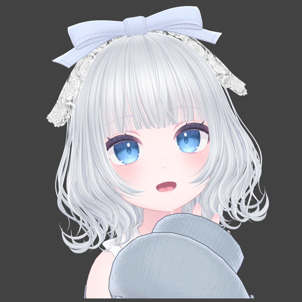 H12 ふんわりぱっつんウェーブヘア