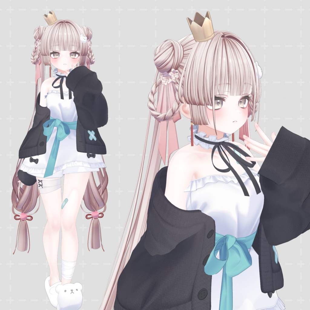 H17 おだんごツインテール