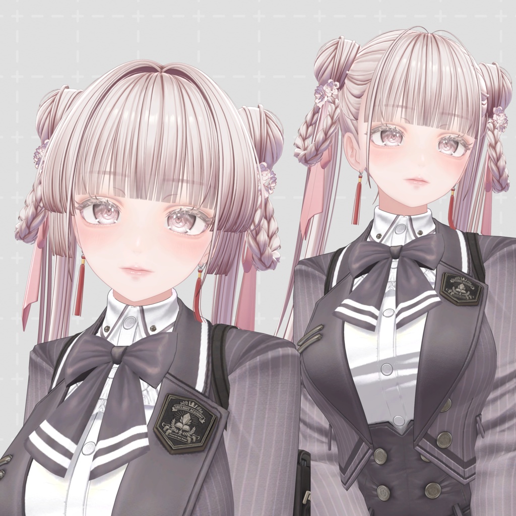 H17 おだんごツインテール