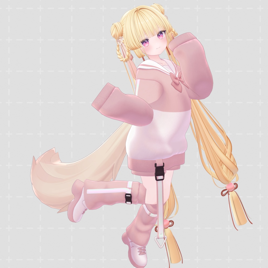 H17 おだんごツインテール