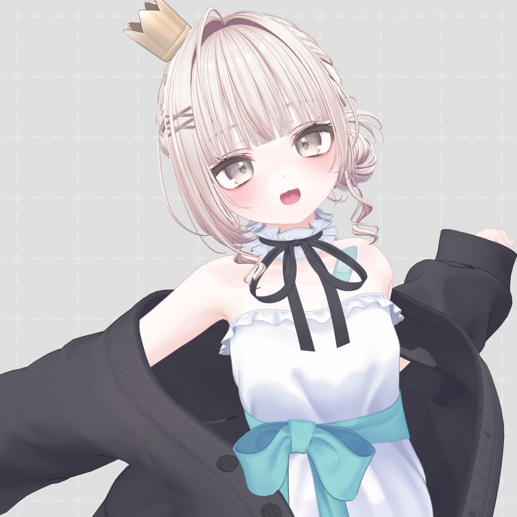 H20 サイドおだんご編み込みヘア