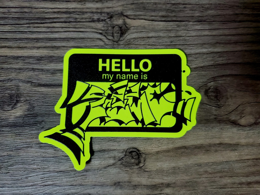 veloステッカー イエロー